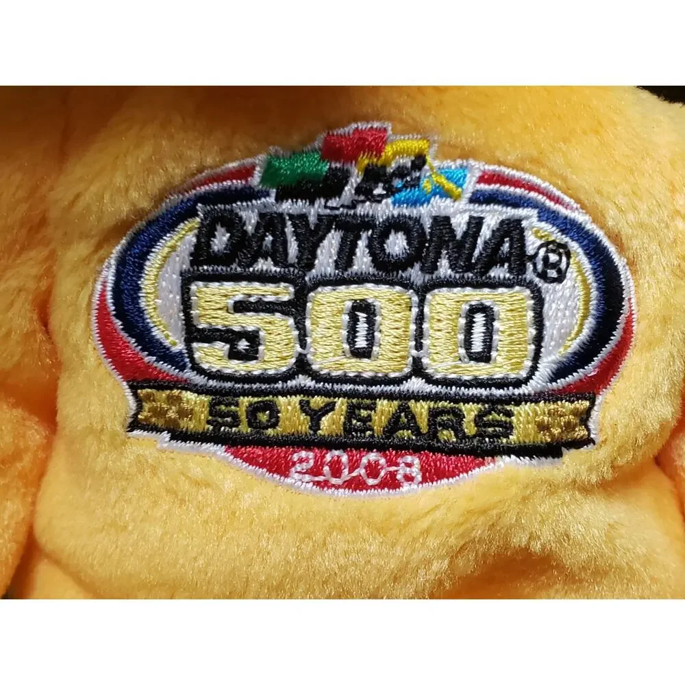 TY Daytona 500 • Nascar • 50th Anniversary Racing Gold Beanie Baby